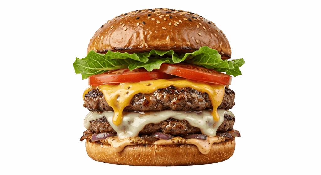 high quality burger png transparent background free download